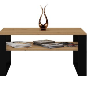 Topeshop MODERN 1P ART CZ kavos staliukas, staliukas prie lovos, kitas mažas staliukas Stačiakampio 2 kojos - Image 2