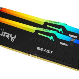 Kingston Technology FURY Beast RGB atminties modulis 32 GB 2 x 16 GB DDR5 5600 MT/s