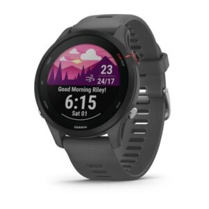Garmin Forerunner 255 3,3 cm (1.3") MIP 46 mm Skaitmeninis 260 x 260 pikseliai Pilka „Wi-Fi“ GPS (palydovinis)