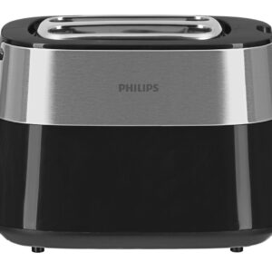 Philips Daily Collection HD2516/90 Skrudintuvas – 2 riekelių, plati anga, metalas - Image 3