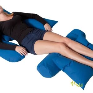 Lovos padėties nustatymo pagalvėlė „U-crescent“ iš silikono pluošto Mėlyna - Image 2