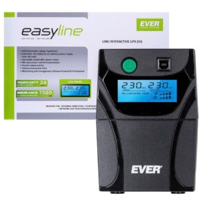 Ever EASYLINE 650 AVR USB „Line-Interactive“ 0,65 kVA 360 W