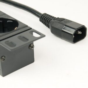 Gembird EG-PDU-014-C14 maitinimo paskirstymo įrenginys 8 AC išvestis(ys / čių) 1U Juoda - Image 3