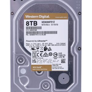 Western Digital Gold WD8005FRYZ vidinis kietasis diskas 3.5" 8 TB „Serial ATA III“