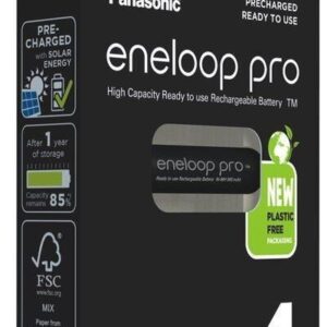 Įkraunamos baterijos PANASONIC ENELOOP PRO AAA 930 mAh 4 szt (BK-4HCDE/4CP) - Image 1