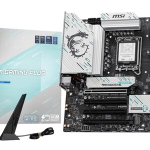 MSI B860M GAMING PLUS WIFI pagrindinė plokštė Intel B860 LGA 1851 (Socket V1) „micro ATX“