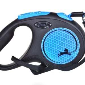 Flexi New Neon S 5 m Geltona Šuo Susitraukiantis pavadėlis - Image 3