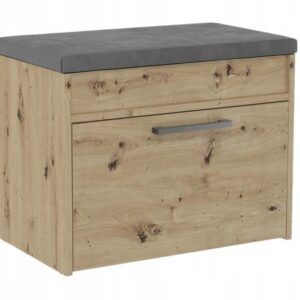 Topeshop PARMA MINI ARTISAN batų dėžė Uždaras Ąžuolas