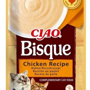 INABA Ciao Bisque Chicken Vištienos sriuba - skanėstas katėms - 40g