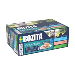 BOZITA Mousse Mix Ocean - šlapias kačių maistas - 12x85g