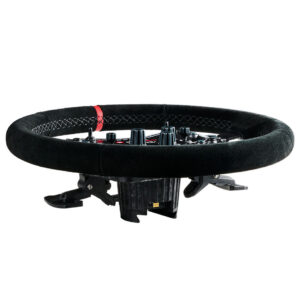 Asetek SimSports GT Rim, curved, 340 mm - black, suede - Image 2