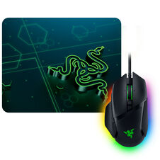 Razer Moba Bundle, Basilisk V3 + Goliathus Mobile Mousepad - black