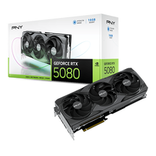 PNY GeForce RTX 5080 Triple Fan Graphics Card, 16384 MB GDDR7