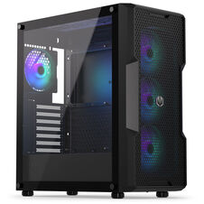 Endorfy Regnum 400 ARGB PC Case, Mid Tower, ATX, Tempered Glass - Black