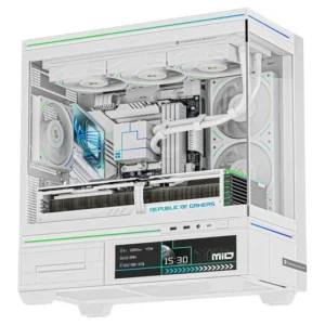 Thermalright TL-M10 Vision PC Case, Mini Case, mATX, RGB, Tempered Glass - white