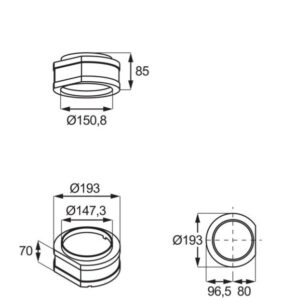 Gartraukio garso slopinimo priedas Electrolux Silentium Kit M8CKSL07 - Image 3