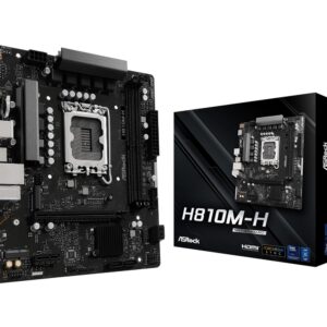 Asrock H810M-H Intel H810 LGA 1851 (Socket V1) „micro ATX“