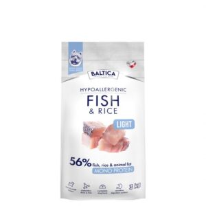 BALTICA Nutraceutic Hypoallergenic Light S Fish with rice - sausas maistas šunims - 3kg