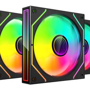 Mars Gaming MF3DPROKIT Kompiuterio aušinimo sistema Kompiuterio korpusui Ventiliatorius 12 cm Juoda - Image 2