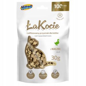 HILTON ŁaKocie Freeze dried duck - skanėstas katėms - 30g
