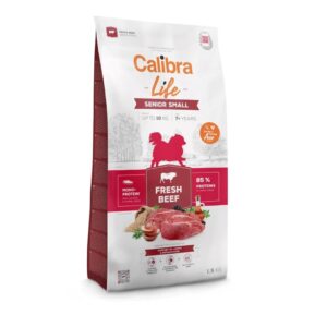 CALIBRA Dog Life Senior Small Fresh Beef - sausas maistas šunims - 1,5kg