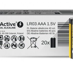 Šarminės baterijos AAA / LR03 everActive Industrial - 40 vienetų - Image 2