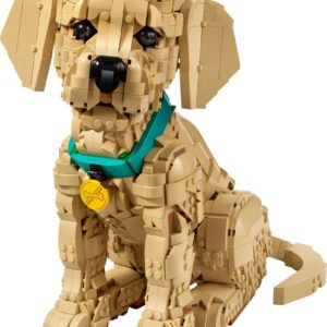 LEGO ICONS 11384 Auksaspalvis retriveris šuniukas - Image 3