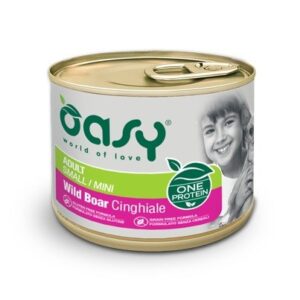 OASY One Protein Adult Small/Mini Wild Boar - drėgnas ėdalas šunims - 200g