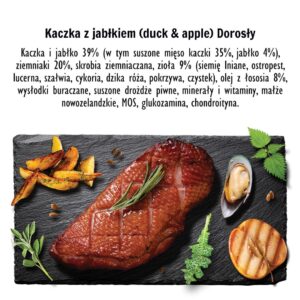 PAKA ZWIERZAKA Duck with apple M - sausas maistas šunims - 9kg - Image 2