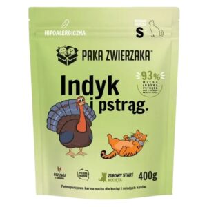 PAKA ZWIERZAKA Kitten Turkey and trout - sausas kačių maistas - 400g