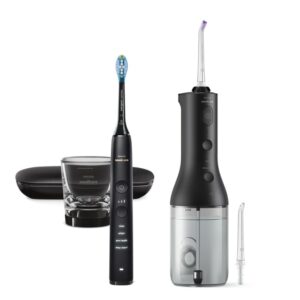 Irigatorius + elektrinis dantų šepetėlis Philips HX3886/43