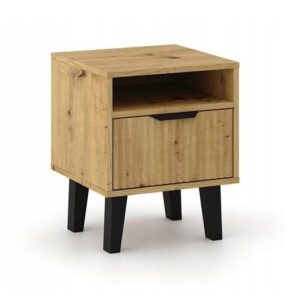 SCANDI 1S SLIM OAK ARTISAN NAKTINIS STALELIS - Image 2