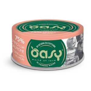 OASY More Love Tuna with salmon - šlapias kačių maistas - 70g