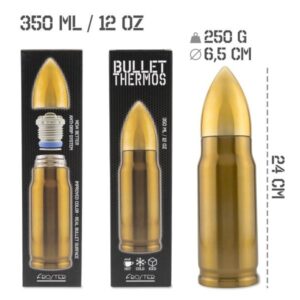 Bullet Brass termosas 350 ml - Image 3