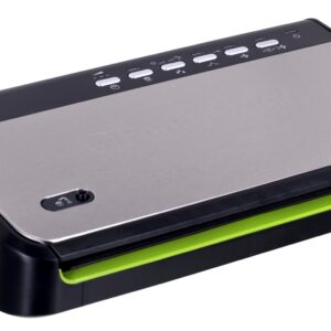 FoodSaver FFS005X vakuumavimo aparatas 0,5 mbar Juoda, Nerūdijančiojo plieno