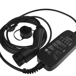 Green Cell EV16 elektromobilių įkrovimo stotelė Juoda 1 Įmontuotas ekranas LCD - Image 3