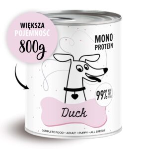 PAKA ZWIERZAKA Pepe Duck - drėgnas ėdalas šunims - 800g