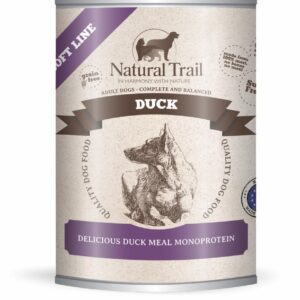 NATURAL TRAIL Duck Soft Line - drėgnas ėdalas šunims - 800g