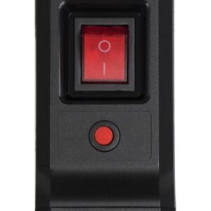 Activejet COMBO 12 kištukinių lizdų maitinimo juosta 1,5m juoda - Image 3