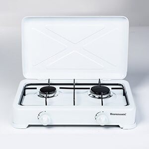 Ravanson K-02T viryklė Balta Stalviršis Dujinė 2 zone(s)