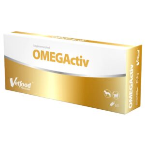 VETFOOD Omega Activ - papildai šunims ir katėms - 60vnt.