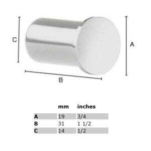Kabliukas Smedbo Air AK3455 - Image 2