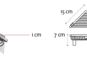 Kampinė lentyna dušui Kapitan NETS 96 31, chromo - Image 2