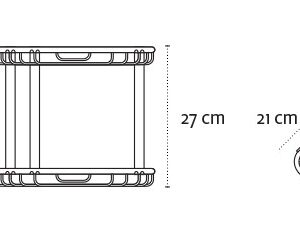 Kampinė lentyna dušui Kapitan NETS 96 37 77 55, juoda matinė - Image 2