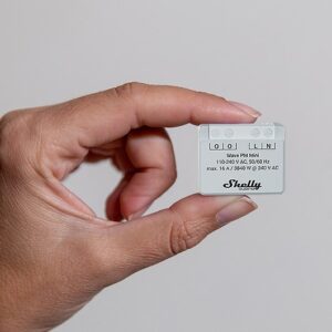 Shelly Qubino Wave PM Mini Išmanusis jungiklis Pilka - Image 3