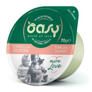 OASY More Love Tuna with salmon - šlapias kačių maistas - 70g