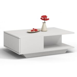 Topeshop DENVER BIEL kavos staliukas, staliukas prie lovos, kitas mažas staliukas Nestandartinė forma 1 kojos - Image 2