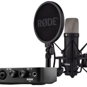 RØDE NT1 Signature Black + AI-1 Studio Kit MK2 - pilnas studijos komplektas
