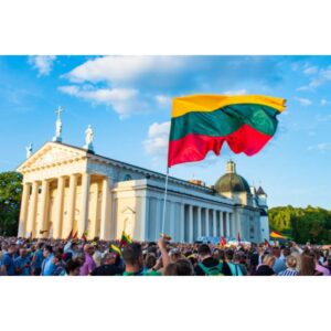 Lietuvos vėliava su kišene ir raišteliai - Image 2