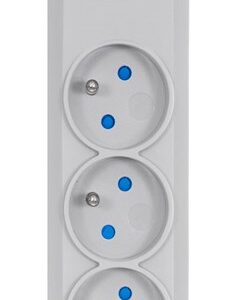 Activejet ACP-5GN 5M SZ elektros tinklo ilgintuvas 5 AC išvestis(ys / čių) Vidaus Pilka